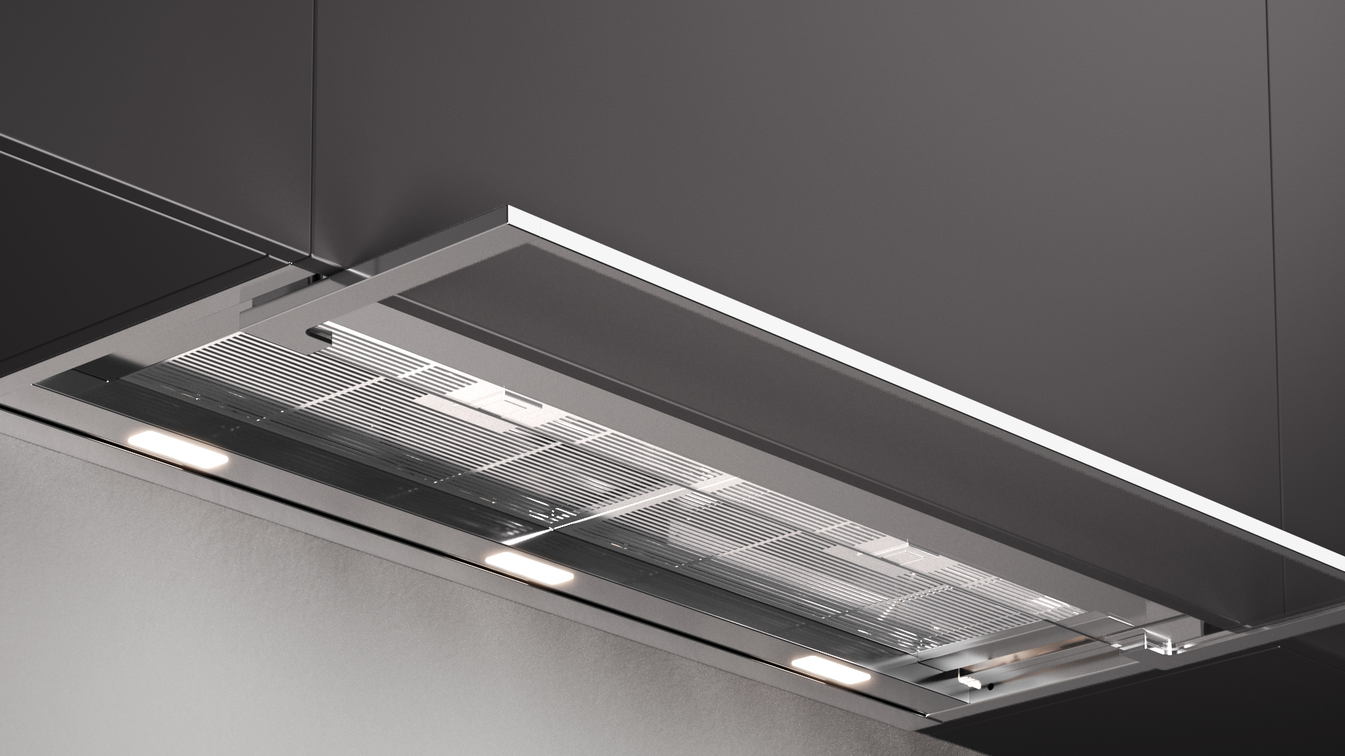 Built In Cooker Hood-Canopy-Telescopic-Integrated